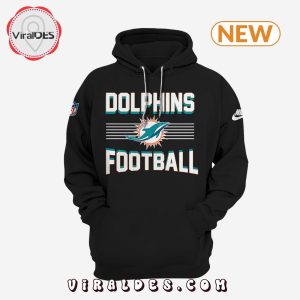 Miami Dolphins Football Bkack Hoodie, Jogger, Cap