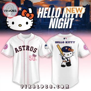 Hello Kitty 50th Anniversary Bobblehead Baseball Jersey