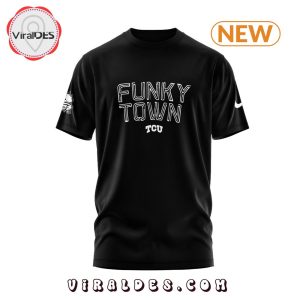 Funky Town TCU Football Black T-Shirt, Jogger, Cap