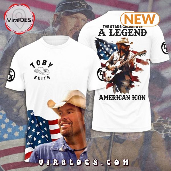 A Legend Toby Keith American Icon Hoodie