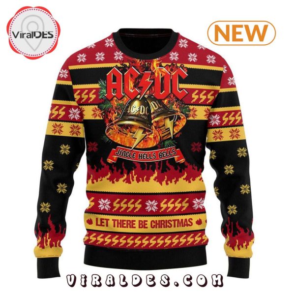 ACDC Band Jingle Hells Bells Christmas Sweater