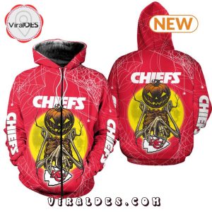 Kansas City Chiefs Pumpskin Monster Halloween Hoodie