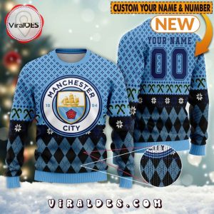 Personalized Manchester City Ugly Sweater