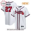 Custom Atlanta Brave Los Bravos Red Baseball Jersey