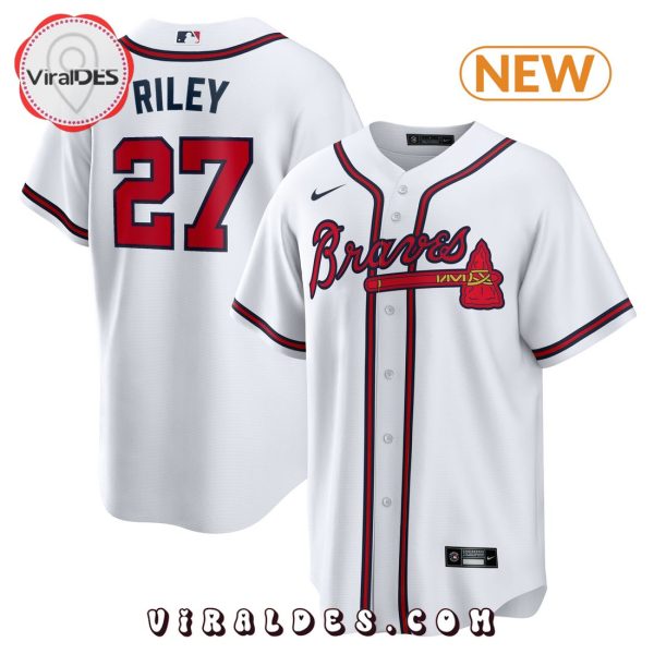 Atlanta Brave MLB Champion White Baseball Jersey