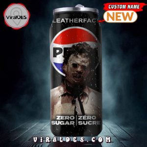 Pepsi Zero Drink Leatherface Halloween Tumbler Can