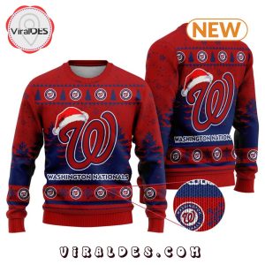 MLB Washington Nationals 2024 Christmas Ugly Sweater