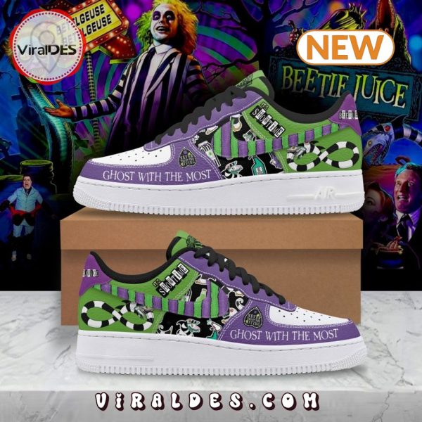 Beetlejuice 2024 Halloween Gifts Air Force 1 Sneakers