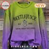 Beetlejuice Horror Movie Contrast Color Sweatshirt