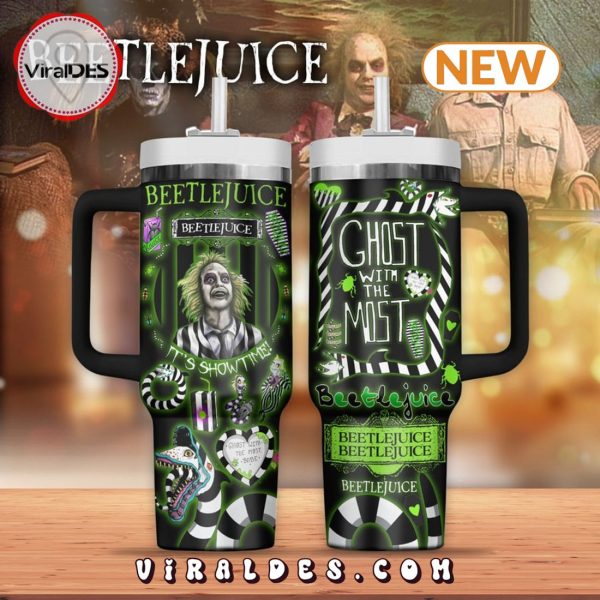 Beetlejuice It’s Showtime 40oz Stanley Tumbler