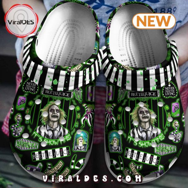 Beetlejuice Movie Crocs Clogs Shoes