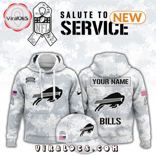 Buffalo Bills Arctic Camo Salute To Service Hoodie, Jogger, Cap