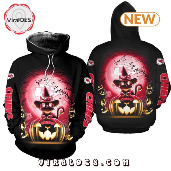 Chiefs Witch Cat Halloween Hoodie