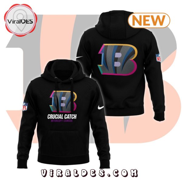 Cincinnati Bengals 2024 NFL Crucial Catch Hoodie