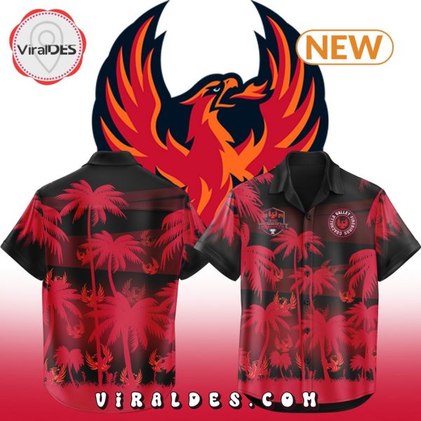 Coachella Valley Firebirds Palm Tree Hawaiian Shirt