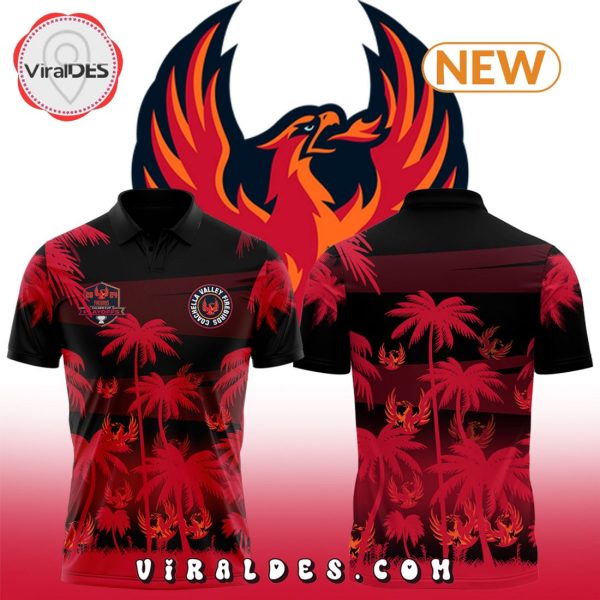 Coachella Valley Firebirds Palm Tree Polo Shirt