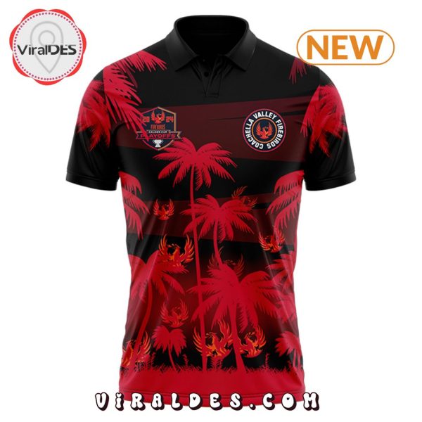 Coachella Valley Firebirds Palm Tree Polo Shirt