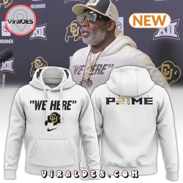 Colorado Buffaloes Coach Prime White Hoodie, Cap