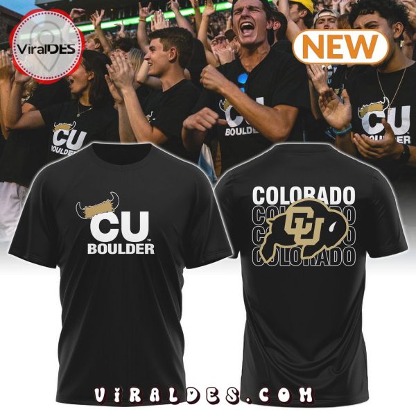 Colorado Buffaloes Cu Boulder Black T-Shirt, Cap