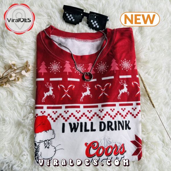 Corona Extra Beer Grinch I Will Drink Here Sweater