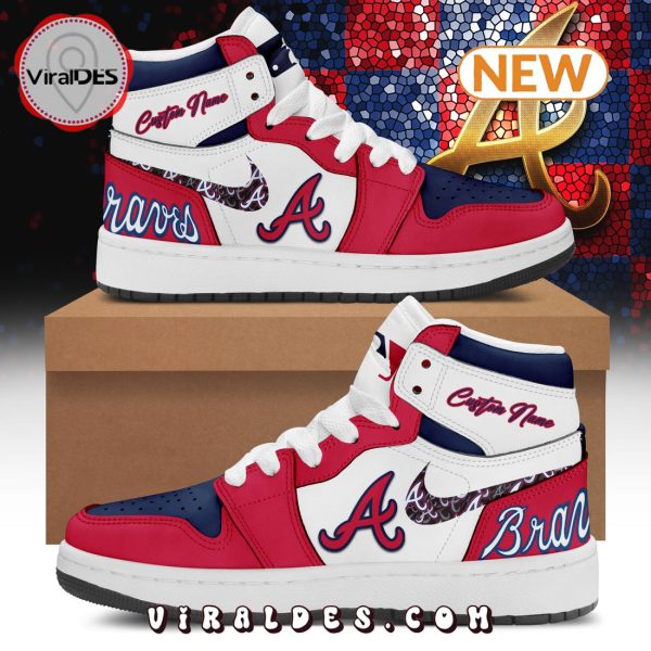 Custom Atlanta Brave NL East Champion Air Jordan 1 Hightop