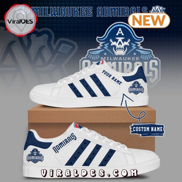 Custom Milwaukee Admirals Stan Smith Shoes