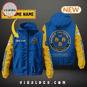 Shrewsbury Town FC Custom Name Windbreaker Jacket