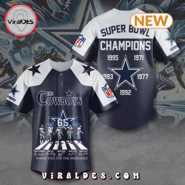 Dallas Cowboys Super Bowl Champions Jersey