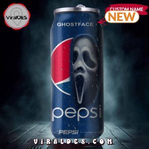 Pepsi Drink Ghostface Halloween Tumbler Can