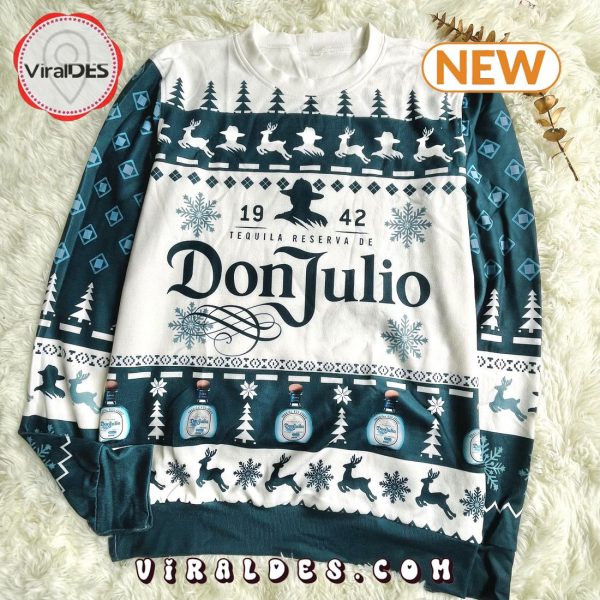 Don Julio Tequila Holiday Ugly Christmas Sweater