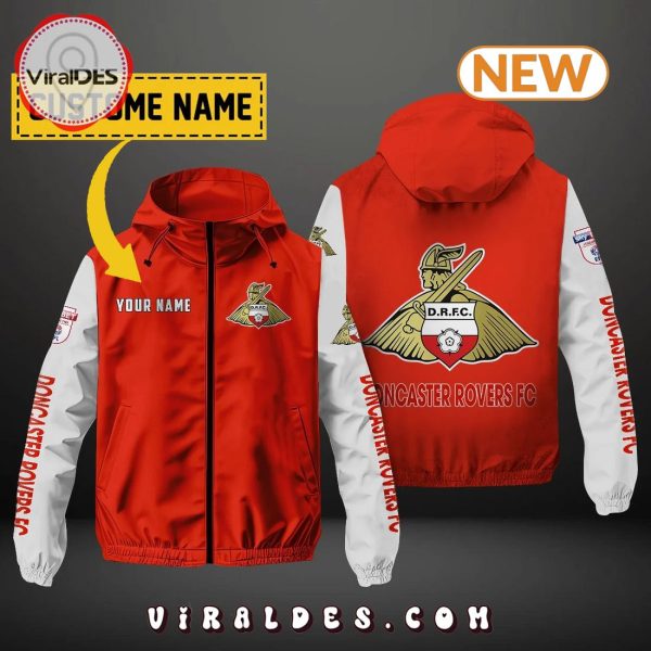 Doncaster Rovers FC Custom Name Windbreaker Jacket