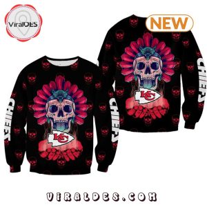 Chiefs 2024 Halloween Skull Sweatshirt