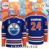 Edmonton Oilers Custom NHL Champions 2024 Orange Hockey Jersey