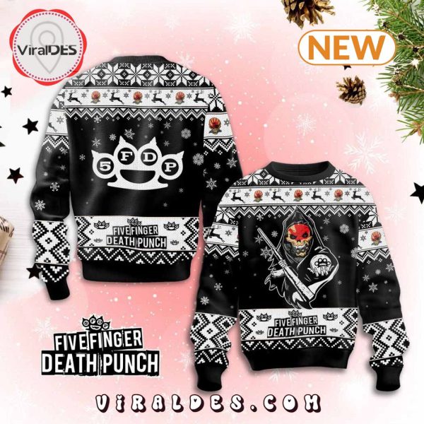 Fivefinger Death Punch Christmas Ugly Sweater