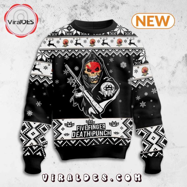 Fivefinger Death Punch Christmas Ugly Sweater