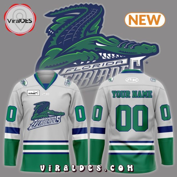 Florida Everblades Hockey Jersey Custom Name And Number