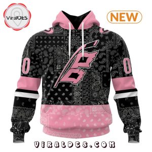 NHL Carolina Hurricanes Special Pink Paisley Design Hoodie