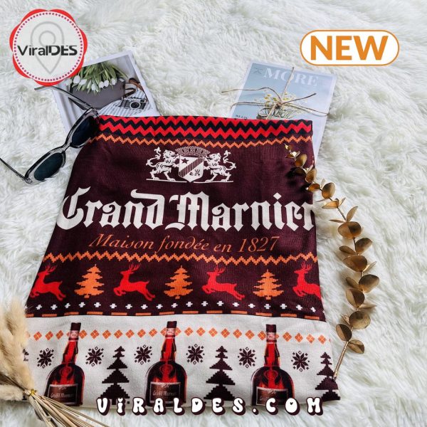 Grand Marnier Wine Ugly Christmas Sweater