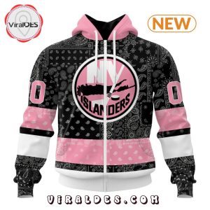 NHL New York Islanders Special Pink Paisley Design Hoodie