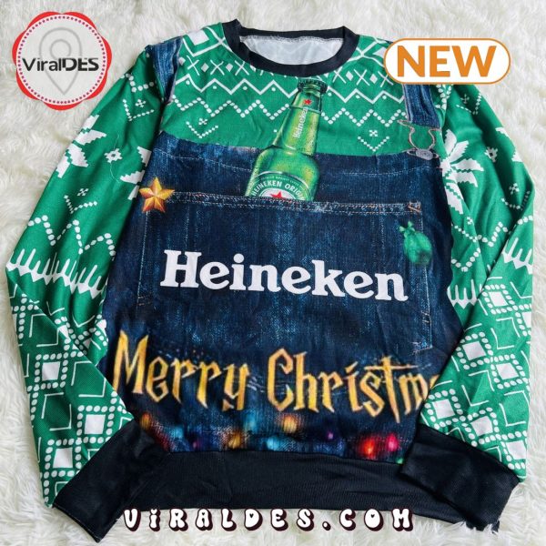 Heineken Merry Christmas Ugly Christmas Sweater