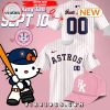 Houston Astros Hello Kitty Night Pink Baseball Jersey