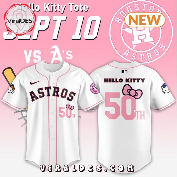 Houston Astros x Hello Kitty’s 50th Baseball Jersey