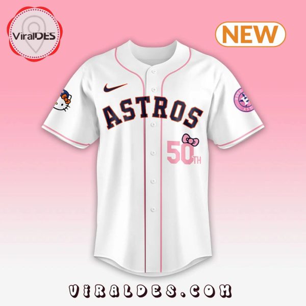 Houston Astros x Hello Kitty’s 50th Baseball Jersey