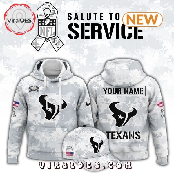 Houston Texans Arctic Camo Salute To Service Hoodie, Jogger, Cap