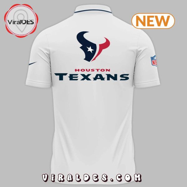 Houston Texans NFL 2024 White Polo Shirt