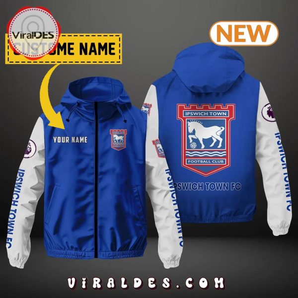 Ipswich Town FC Custom Name Windbreaker Jacket