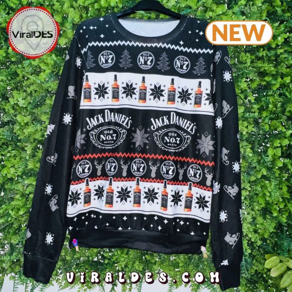 Jack Daniels Old No 7 3D Christmas Sweater