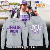 Jesus Won TCU Football Purple Hoodie