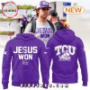 Jesus Won TCU Football White Hoodie