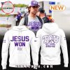 Jesus Won TCU Football Purple Hoodie